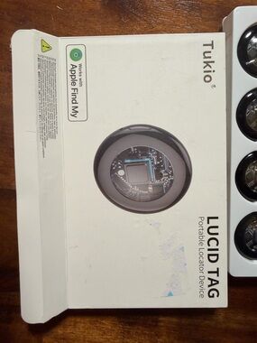 Lucid Tag Portable Locator Device - Black 4 pack